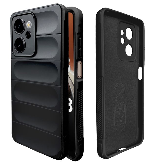Artistque Case For Mi Redmi 12 4g Back Cover - Liquid Stripe Cover Silicone