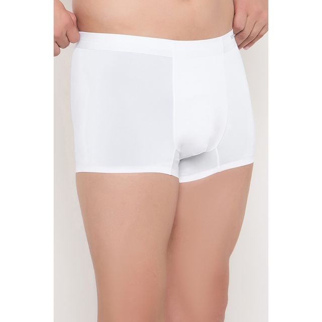 John Players Men's Modern Bonded Trunk Free Socks Included | (JTK062M18) | White - 2XL