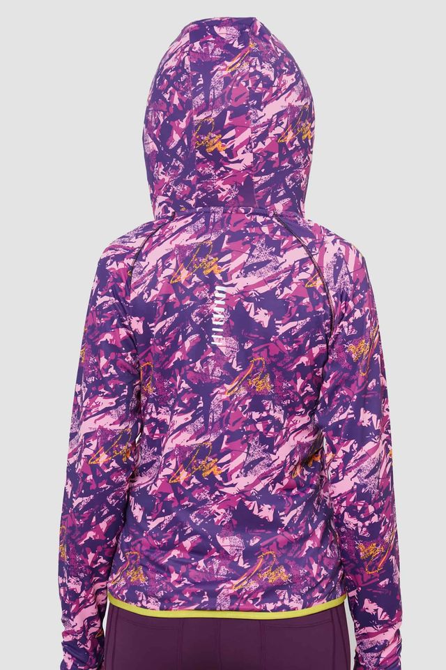 Dida Women's Sports Jacket | Regular Comfortable Stretchable Dry-Fit | Purple - M