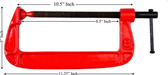 Visko C-Clamp | 20.5 Cm