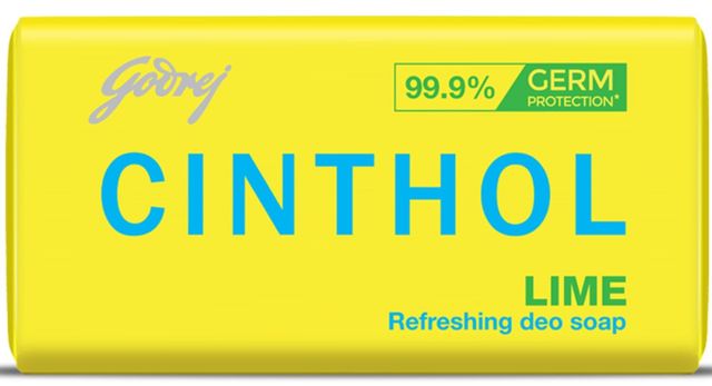 Cinthol Lime Bath Soap - 99.9% Germ Protection
