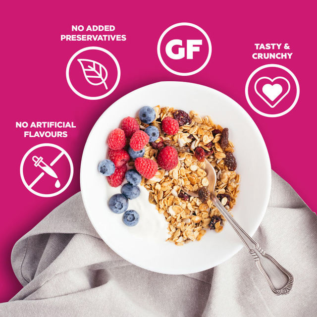 Yoga Bar Muesli 91% Fruits Nuts & Seeds, Protein Rich Wholegrain Breakfast Cereals, Granola