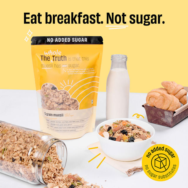 The Whole Truth No Added Sugar Grain Muesli
