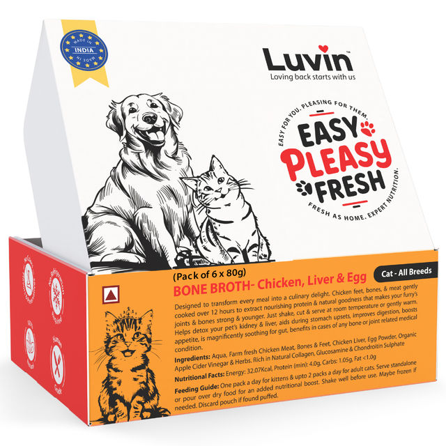 Luvin Chicken Bone Broth For Cats