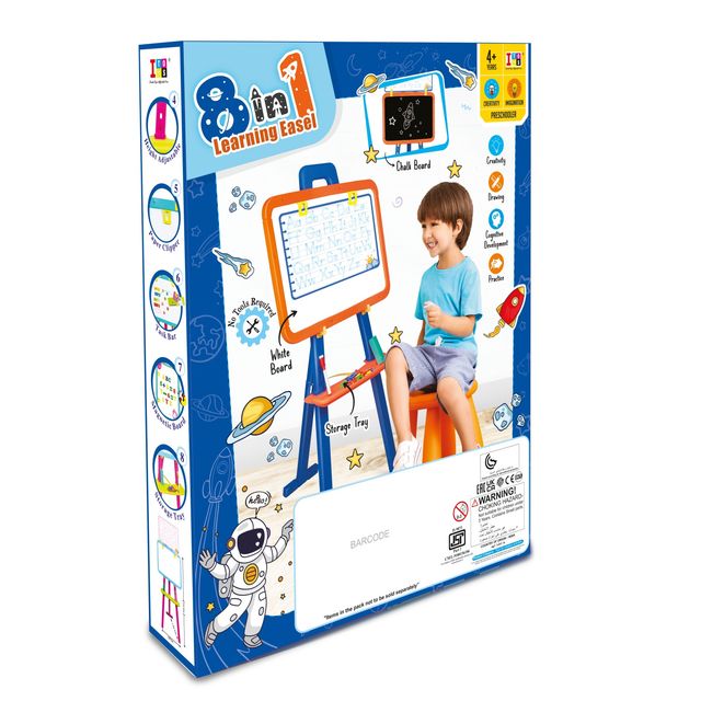 Itoys 8 in 1 Easel Board-astro. (Colour May Vary)