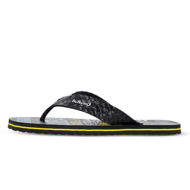 Walkaroo Men's Dailywear Hawai | HG166 Black | UK 7