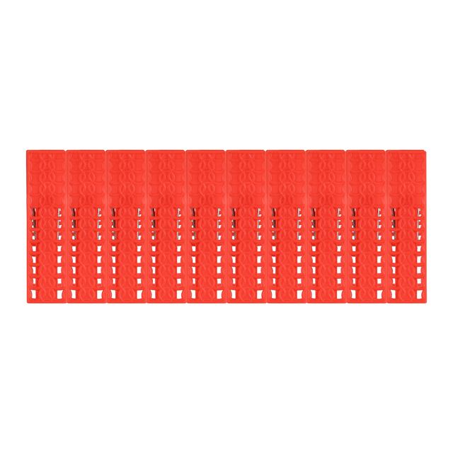 Sinco Misty Cloth Clips / Cloth Pegs - Pack of 1 (10 Pieces) - Red 1 pc X 2 Combo