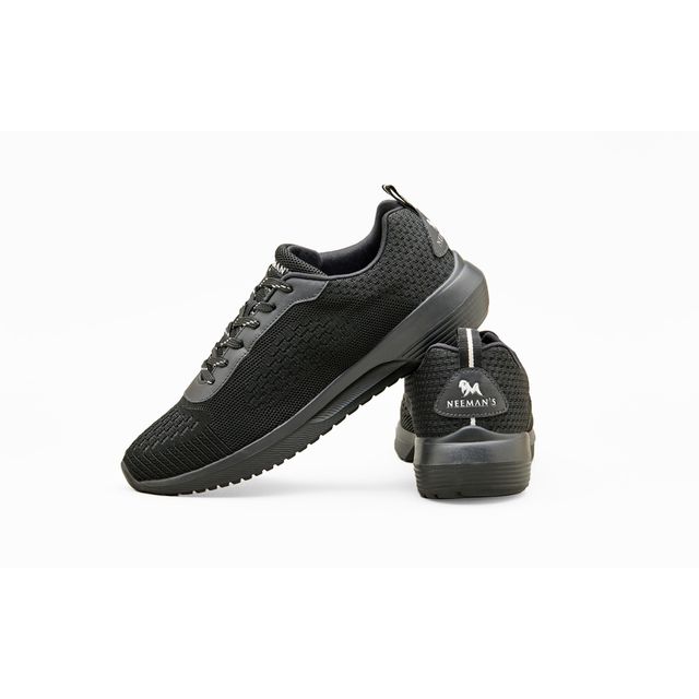 Neeman's The Everyday Basic Sneakers Electric Black | UK 6