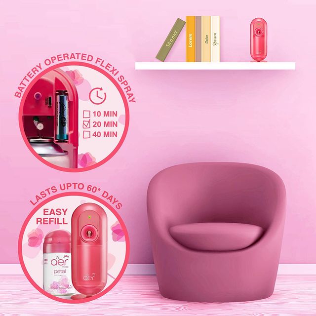 Godrej Aer Matic Petal Crush Pink Automatic Room Fresheners Refill