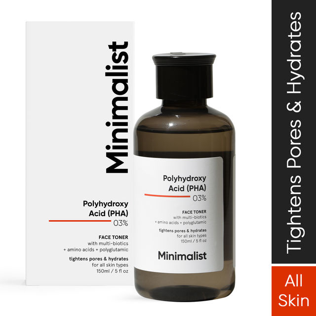 Minimalist Polyhydroxy Acid 3% Face Toner For Oily Skin