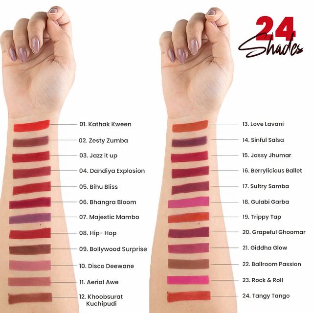 MARS Cosmetics Creamy Matte Long Lasting Lipstick For Women (12-Khoobsurat Kuchipudi)