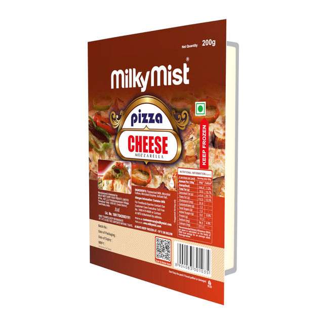 Milky Mist Mozzarella Pizza Cheese 200 g Combo
