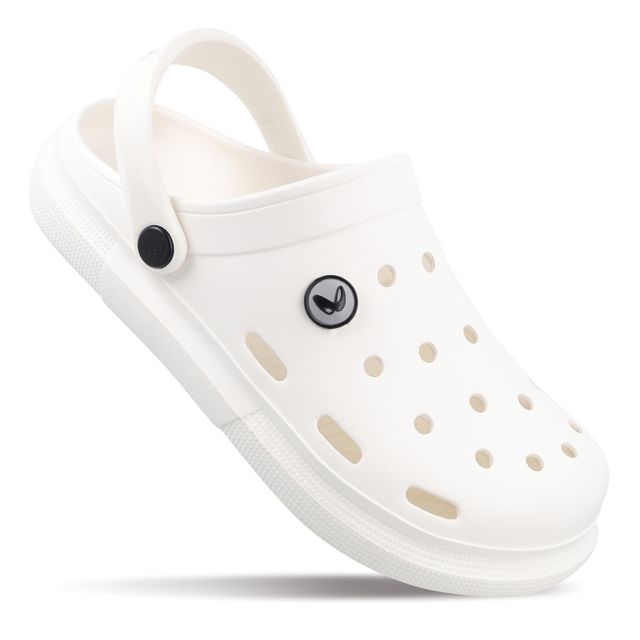 Walkaroo Men's Clogs - WC4843 White UK10