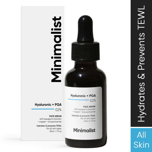 Minimalist 2% Hyaluronic Acid + PGA Face Serum For Hydration