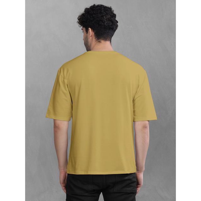 Bullmer Men's T-shirt Round Neck Printed | Yellow | L