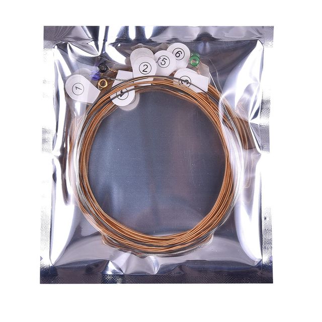 Kadence Phosphor Bronze Guitar Strings and 10 Picks Combo