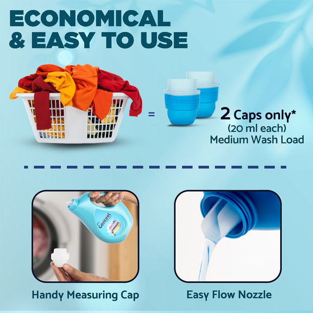 Godrej Genteel Matic Top Load Detergent Liquid Pouch