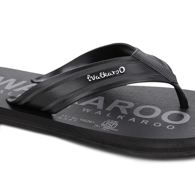 Walkaroo Men's Dailywear Hawai | HG193 Black | UK 6