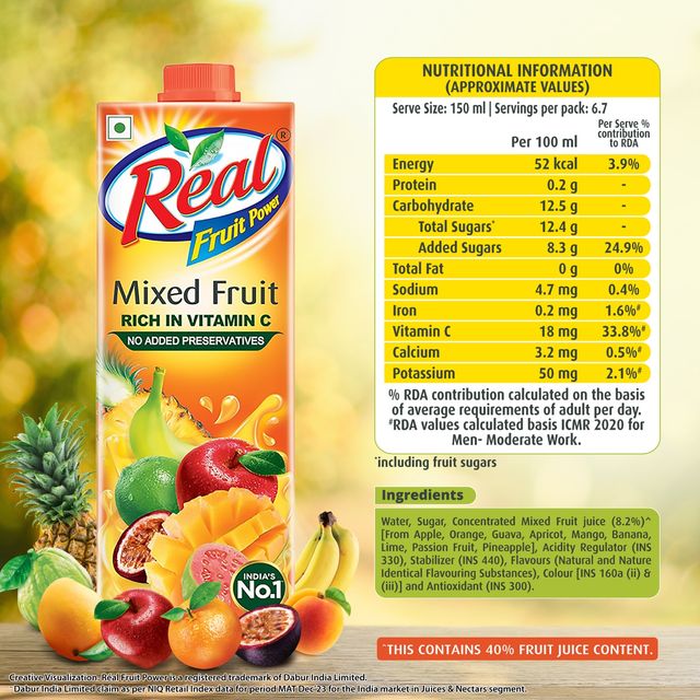 Dabur Real Mixed Fruit Juice