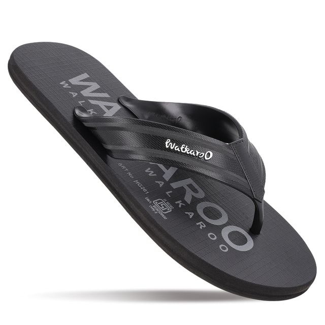 Walkaroo Men's Dailywear Hawai | HG193 Black | UK 6