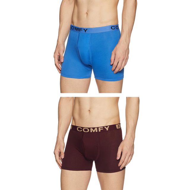 Amul Comfy Men's Solid Trunk | Multicolor - 95