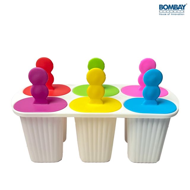 Manual Ice Cream Maker | 6 Popsicles - White