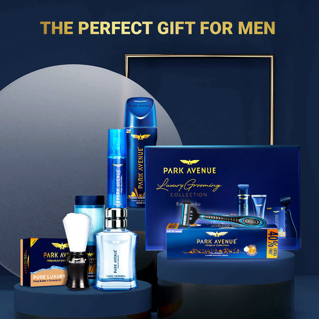 Park Avenue Luxury 8 In-1 Premium Grooming Kit Gift For Men