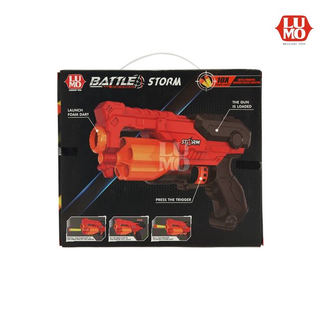 Lumo Storm Battle Soft Dart Toy Model Gun - Assorted