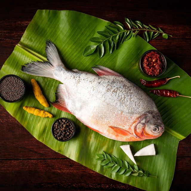 Relish Rohu Curry Cut With Head(500gms) & Relish Roopchand / Rupchanda Steaks(540gms) Combo