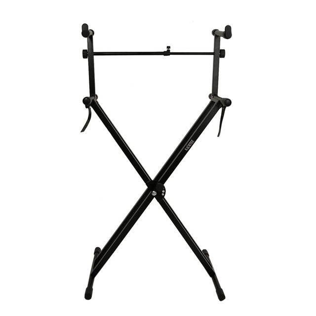 Kadence Heavy-Duty | Double-X | Adjustable Piano Keyboard Stand With Locking Straps | Kstd-Dx2