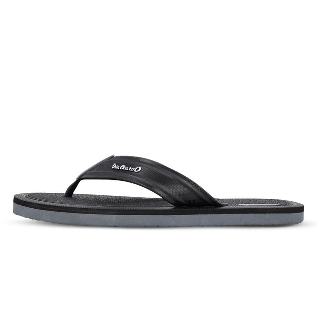 Walkaroo Men s Dailywear Hawai | HG190 Black Grey | UK 6