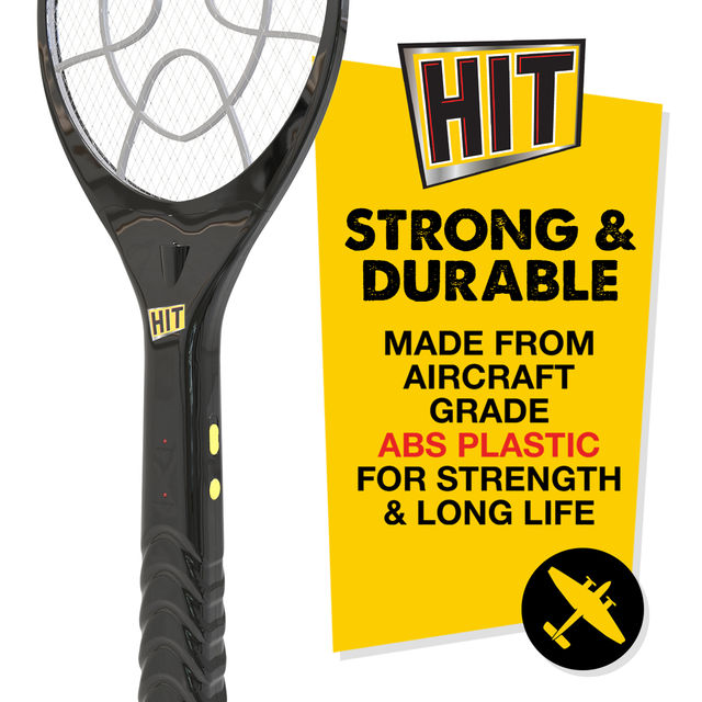 HIT Mosquito Racquet - Rechargeable With LED Light