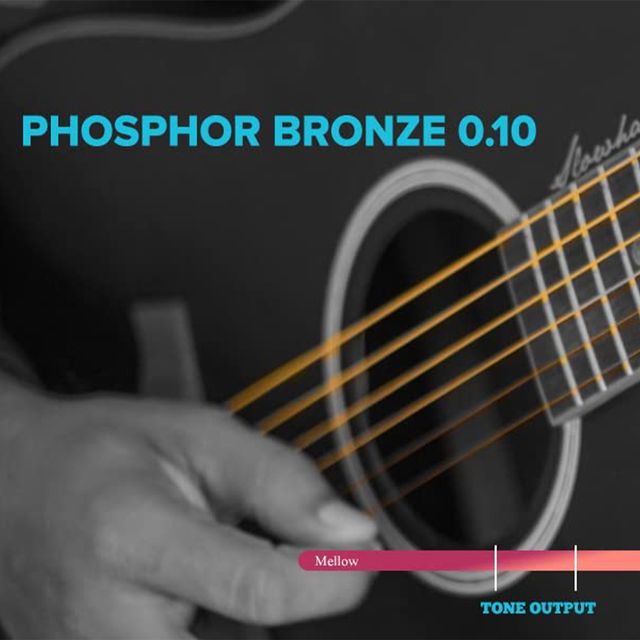 Kadence Phosphor Bronze Guitar Strings and 10 Picks Combo