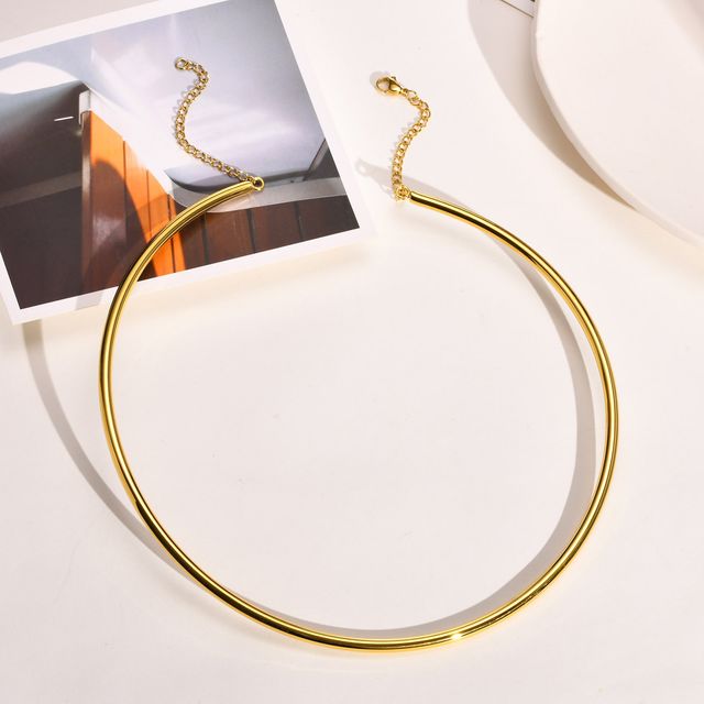 Just Lil Things Artificial Gold Necklace | jltn0845