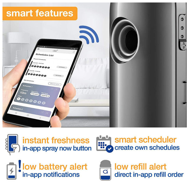 Godrej Aer Smart Matic Alive Automatic Bluetooth Enabled Room Fresheners | Machine + Refill