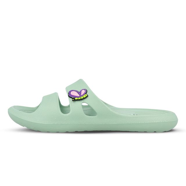 Walkaroo Women's Flip-Flops | WC4920 Green | UK 8