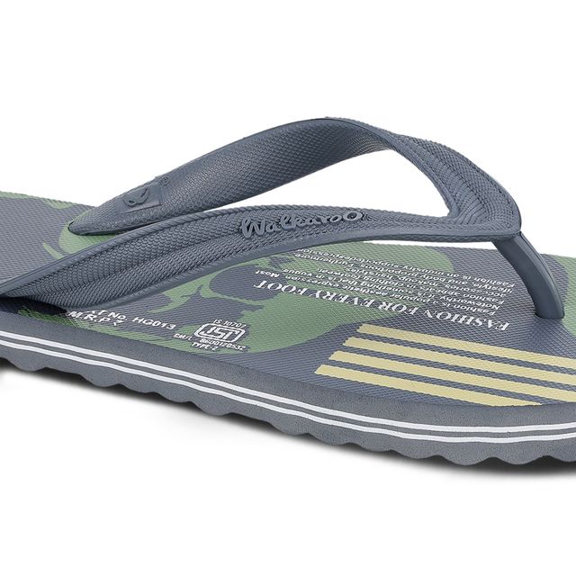 Walkaroo Men's Dailywear Hawai | HL013 Grey | UK 7