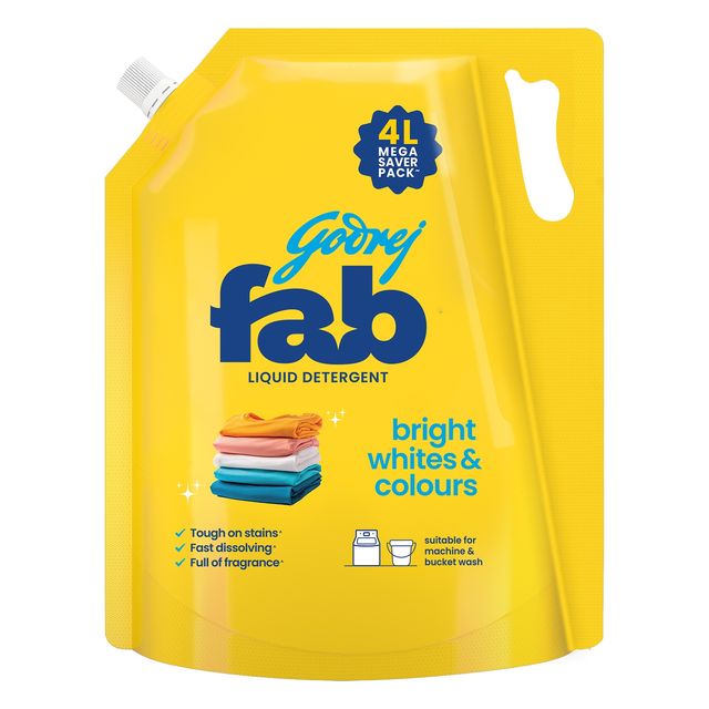 Godrej Fab Liquid Detergent Refill Pouch for Machine