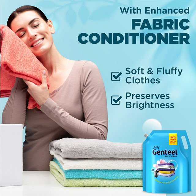 Godrej Genteel Matic Top Load Detergent Liquid Pouch