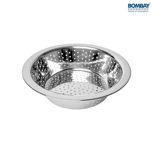Bombay Kookware Stainless Steel Multipurpose Strainer With Handle Size 3