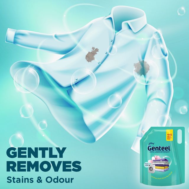 Genteel Liquid Detergent Refill Pouch - Front Load