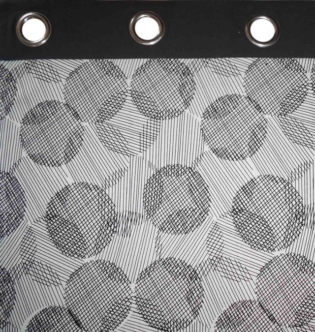 Lushomes Door Curtain - Geometric Printed Cotton | 7.5 ft | 8 Eyelets | 54 x 90 inch