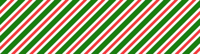 Quace Green Red Stripes Gift Wrapping Paper | Pack of 2