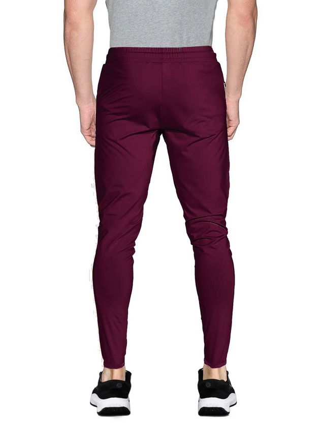 Avolt Men's Solid Regular Fit Track Pant | Maroon - M