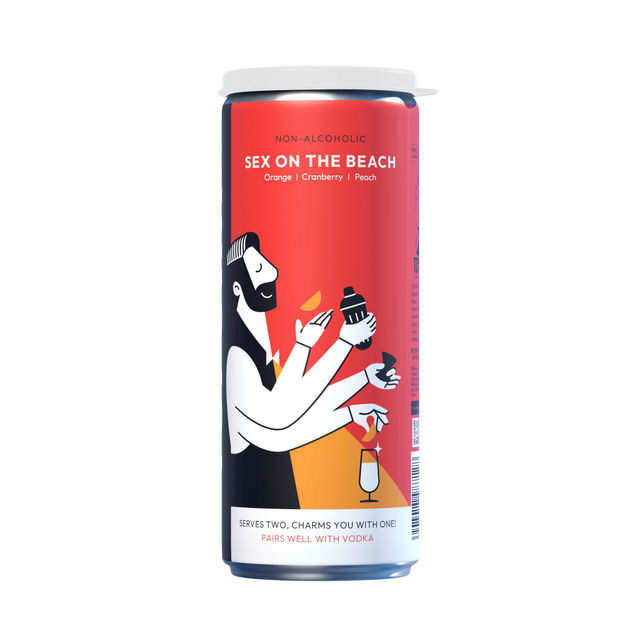 TOPCAN Sex On The Beach Mixer - Your Can Is Your Glass