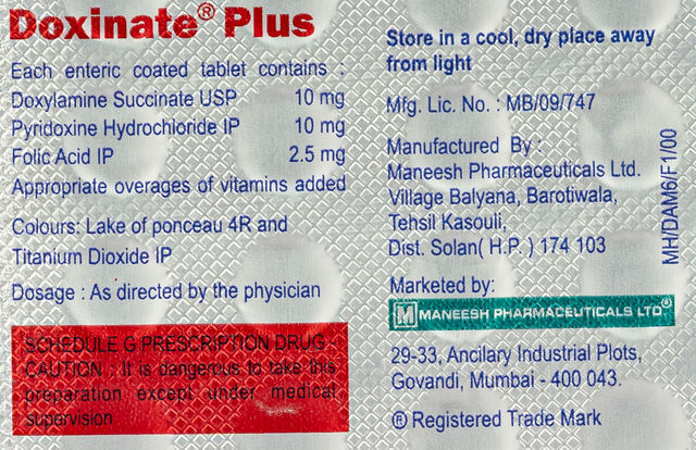 Doxinate Plus Tablet