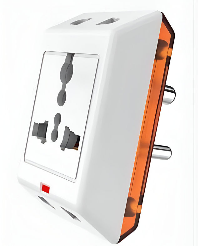 Wipro 3 Way Multiplug Adaptor with 1 Universal Socket