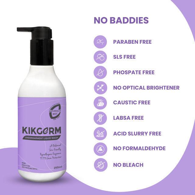Kikgerm Natural Undergarment Detergent Liquid