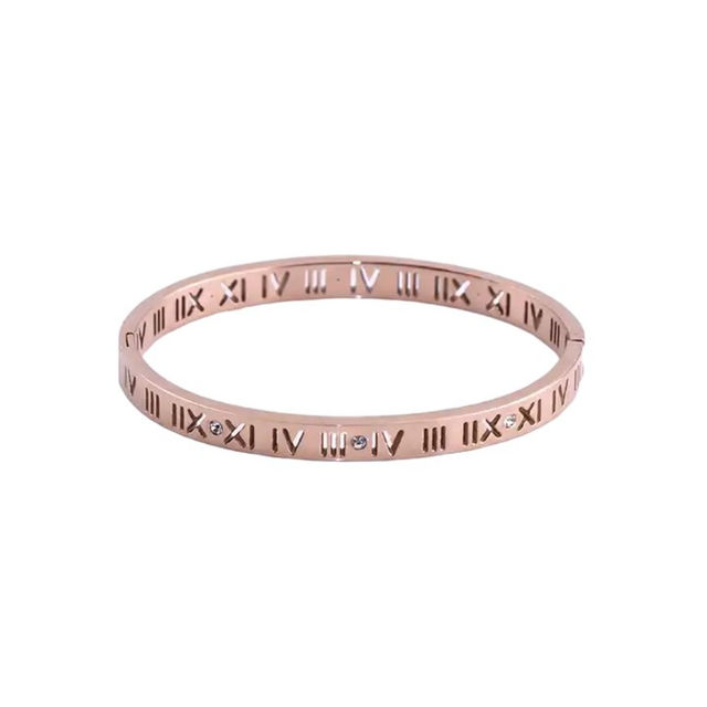 Salty Fashion Roman Era Rose-Gold Cuff for Women