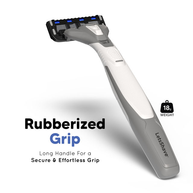 LetsShave Pro 6 Portable Razor | Pack of 1 | World's First 6-Blade Razor for men